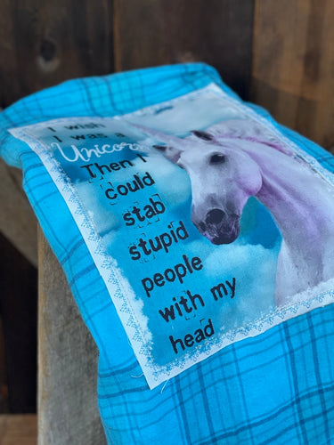 I Wish I Was A Unicorn- NEW COLOR Bahama Blue